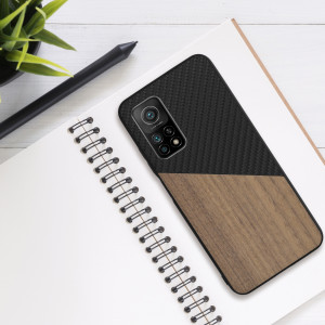 Husa pentru Xiaomi Mi 10T / Mi 10T Pro, Lemn, Maro, 56623.01, kwmobile - Img 3