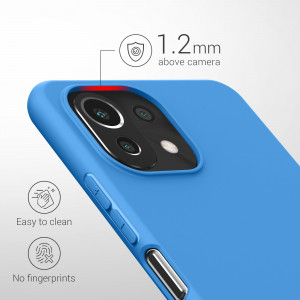 Husa pentru Xiaomi Mi 11 Lite 5G, Silicon, Albastru, 54726.157 - Img 4