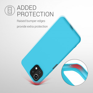 Husa pentru Xiaomi Mi 11 Lite 5G, Silicon, Albastru, 54726.223, kwmobile - Img 7