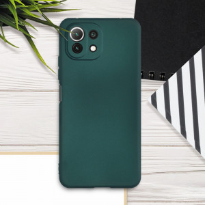 Husa pentru Xiaomi Mi 11 Lite 5G, Silicon, Verde, 54727.14 - Img 3