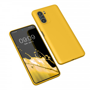 Husa pentru Xiaomi Mi 11i / Poco F3, Silicon, Galben, 57026.143, kwmobile - Img 2