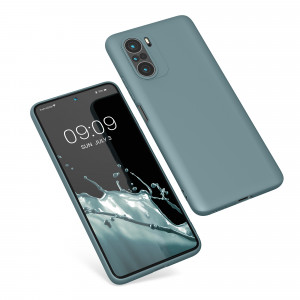 Husa pentru Xiaomi Mi 11i / Poco F3, Silicon, Verde, 57026.207, kwmobile - Img 2