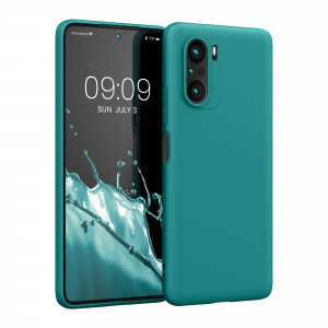 Husa pentru Xiaomi Mi 11i / Poco F3, Silicon, Verde, 57026.57, kwmobile - Img 1