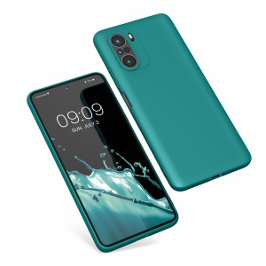 Husa pentru Xiaomi Mi 11i / Poco F3, Silicon, Verde, 57026.57, kwmobile - Img 2