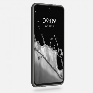 Husa pentru Xiaomi Redmi Note 10 / Redmi Note 10S, Silicon, Gri, 54541.155, kwmobile - Img 3
