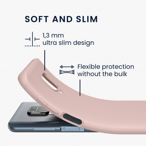 Husa pentru Xiaomi Redmi Note 9S / Redmi Note 9 Pro / Redmi Note 9 Pro Max, Silicon, Roz, 52140.225, kwmobile - Img 3