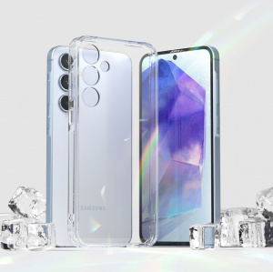 Husa Ringke Fusion pentru Samsung Galaxy A55 5G Transparent - Img 4