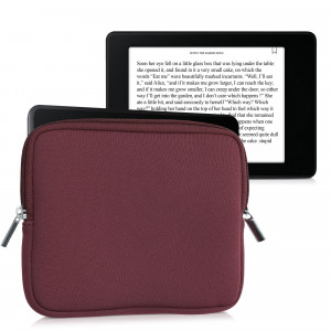 Husa Universala Kwmobile 7 - 8 inch pentru eBook, Visiniu, Textil, 57397.151 - Img 2