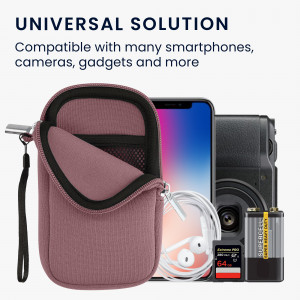 Husa Universala Kwmobile marime S - 4,5 inch, Neopren, Violet, 46188.1.167 - Img 5