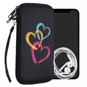 Husa Universala Kwmobile marime XL - 6,8 inch, Neopren, Multicolor, 30226.4.37 - Img 1