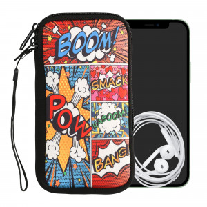 Husa Universala Kwmobile marime XL - 6,8 inch, Neopren, Multicolor, 30226.4.36 - Img 2