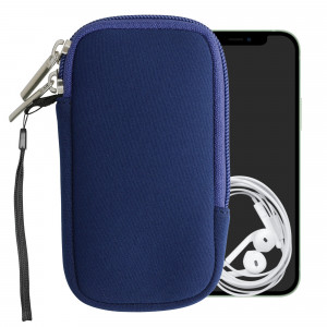 Husa Universala Kwmobile marime XS - 4 inch, Neopren, Albastru, 46188.32.17 - Img 2