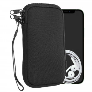 Husa Universala pentru telefon L - 6,5 inch, Neopren, Negru, 46188.3.01 - Img 1