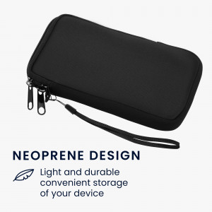 Husa universala pentru telefon, XL - 6.8", Neopren, Negru, 46188.4.01 - Img 4