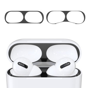 Set 2 Aparatori de praf pentru casti Apple AirPods Pro, Kwmobile, Negru, Plastic, 50975.01 - Img 1