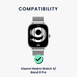 Set 2 Curele Kwmobile pentru Xiaomi Redmi Watch 4 / Band 8 Pro, Negru/Verde inchis, Nylon, KWM000025BE002C - Img 5