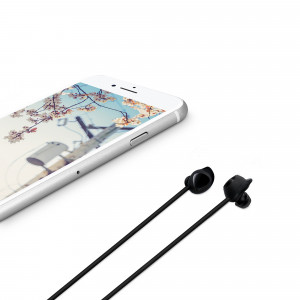 Set 2 Curele pentru casti Samsung Galaxy Buds/Galaxy Buds Plus, Kwmobile, Negru, Silicon, 53474.01 - Img 5