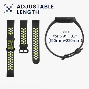 Set 2 curele pentru Xiaomi Mi Watch Lite/Redmi Watch, Kwmobile, Multicolor, Silicon, 54831.06 - Img 7