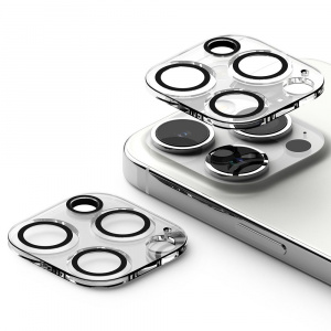 Set 2 Folii de protectie camera Ringke Camera pentruApple iPhone 15 Pro Transparent - Img 1