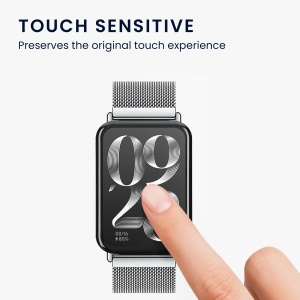 Set 2 Folii de protectie Kwmobile pentru Xiaomi Mi Band 8 Pro, Transparent/Negru, Polimer, KWM000024XW001C - Img 4