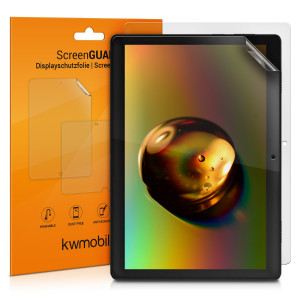 Set 2 Folii de protectie mate pentru tableta Lenovo Tab M10 , Kwmobile, Transparent, Plastic, 48375.2 - Img 1