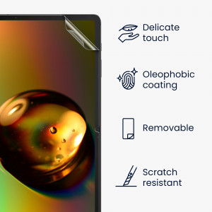 Set 2 Folii de protectie pentru tableta Samsung Galaxy Tab S8 , Kwmobile, Transparent, Plastic, 57126.1 - Img 3