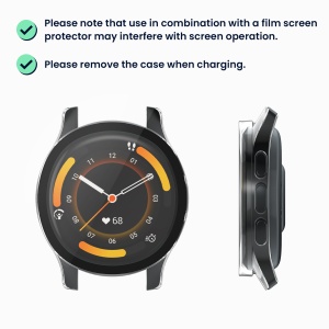 Set 2 Huse Kwmobile cu sticla securizata pentru Garmin Venu 3, Transparent, Plastic, KWM0000251R001C - Img 6