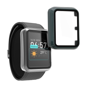 Set 2 Huse Kwmobile cu sticla securizata pentru Huawei Watch D, Transparent/Verde, Plastic, KWM000015ER005C - Img 2
