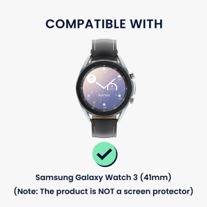 Set 2 Huse Kwmobile pentru Samsung Galaxy Watch 3, Negru/Auriu, Plastic, KWM000024ZP001C - Img 6