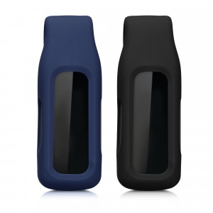 Set 2 Huse pentru Fitbit Inspire 2/Ace 3, Kwmobile, Negru/Albastru, Silicon, 54017.02 - Img 5