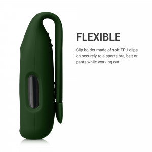 Set 2 Huse pentru Fitbit Inspire 2/Ace 3, Kwmobile, Negru/Verde, Silicon, 54017.05 - Img 4