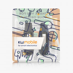 Set 2 Huse pentru Xiaomi Mi Band 7/Mi Band 6/Mi Band 5, Kwmobile, Negru/Albastru, Silicon, 59313.02 - Img 6