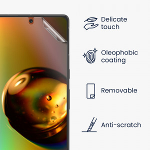 Set 3 folii de protectie Kwmobile pentru Google Pixel 7, Fata, Polimer, 59362.1 - Img 3