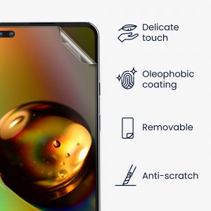 Set 3 folii de protectie Kwmobile pentru OnePlus Nord, Fata, Polimer, 57683.1 - Img 3