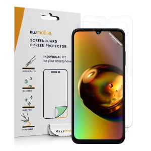 Set 3 Folii de protectie Kwmobile pentru Samsung Galaxy A05s, Transparent, Plastic, KWM000021NC001C - Img 1
