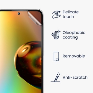 Set 3 Folii de protectie Kwmobile pentru Samsung Galaxy A35, Transparent, Plastic, KWM000021PF001C - Img 9