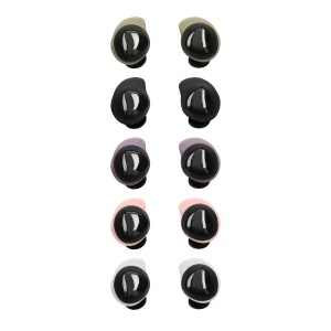Set 5 Protectii anti-alunecare Kwmobile pentru casti Samsung Galaxy Buds FE, Multicolor, Silicon, KWM000025HI001C - Img 2