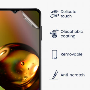 Set 6 folii de protectie Kwmobile pentru Samsung Galaxy A13, Fata, Polimer, 57883.1 - Img 3