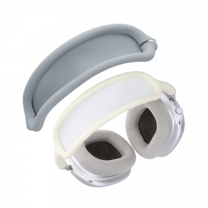 Banda pentru casti Apple Airpods Max, Kwmobile, Gri, Silicon, 56698.22 - Img 2