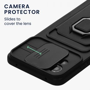 Bumper kwmobile pentru Xiaomi 11 Lite 5G NE/Mi 11 Lite 5G, Silicon, Negru, 57718.01 - Img 4