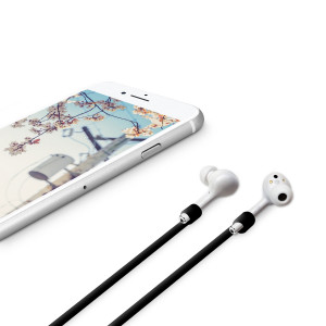 Curea pentru casti Huawei FreeBuds, Kwmobile, Negru, Silicon, 47399.01 - Img 5