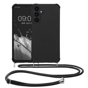 Husa Kwmobile cu jnur pentru Samsung Galaxy A25, Negru, Silicon, KWM000021UO001C - Img 2