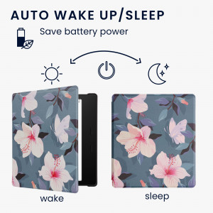 Husa Kwmobile pentru Amazon Kindle Oasis 10, Multicolor, Piele ecologica, 49417.43 - Img 4