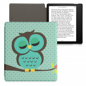 Husa kwmobile pentru Amazon Kindle Oasis 10, Piele ecologica, Multicolor, 49417.24 - Img 2