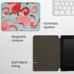 Husa Kwmobile pentru Amazon Kindle Paperwhite 11, Multicolor, Piele ecologica, KWM000017FL021C - Img 6
