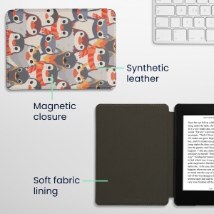 Husa Kwmobile pentru Amazon Kindle Paperwhite 11, Multicolor, Piele ecologica, KWM000017FL026C - Img 6