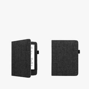 Husa kwmobile pentru Amazon Kindle Paperwhite 11, Textil, Gri, 59718.19 - Img 7