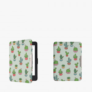 Husa kwmobile pentru Amazon Kindle Paperwhite 7, Piele ecologica, Multicolor, 23136.51 - Img 6