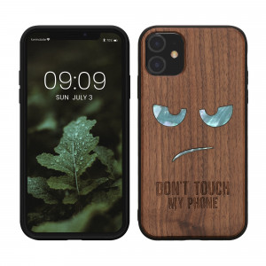 Husa Kwmobile pentru Apple iPhone 11, Multicolor, Lemn/Silicon, 49799.19 - Img 1