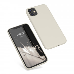 Husa kwmobile pentru Apple iPhone 11, Silicon, Alb, 49787.204 - Img 2